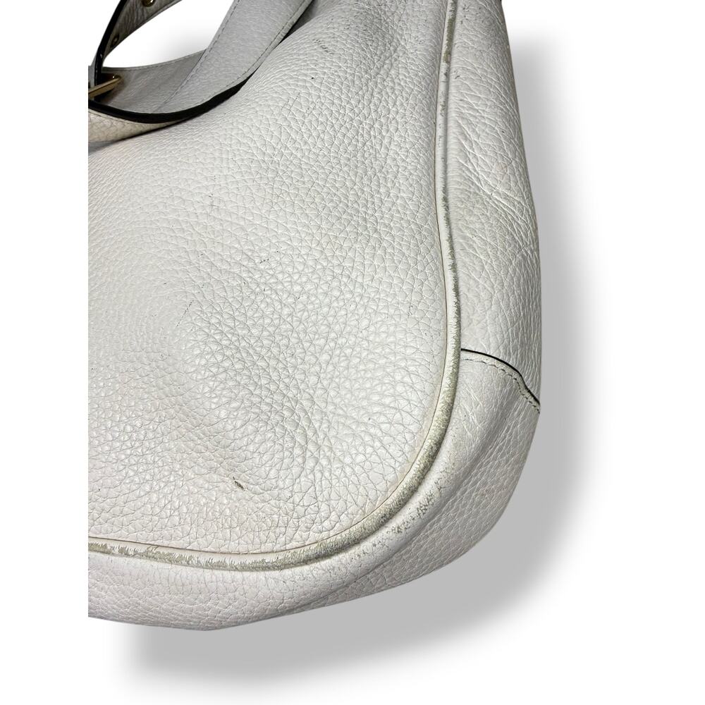 Coach Ellie File Bag Pebbled Leather Crossbody Purse - Chalk - Picture 7 of 8
